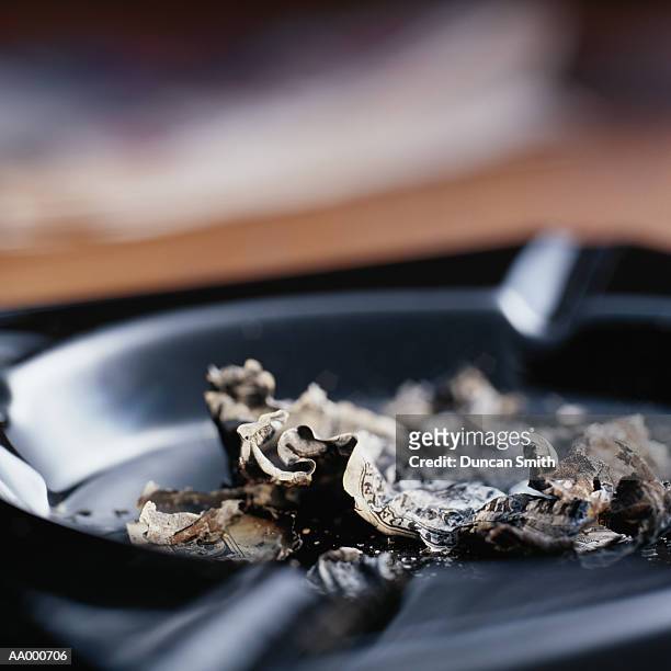 ashes left from burning money - ashes of jalalabad suicide bombing victims arrive in india stockfoto's en -beelden