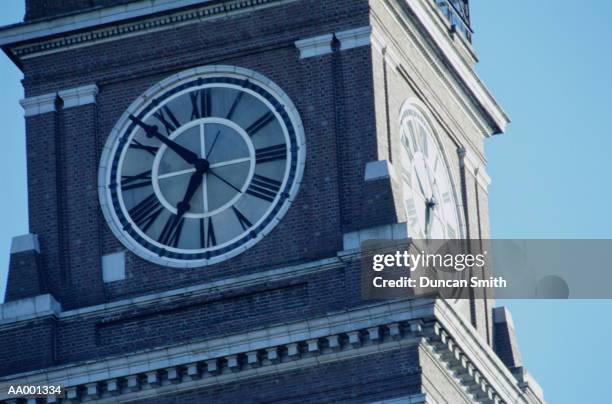 detail of a clock tower - smith tower ストックフォトと画像