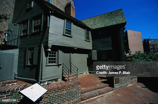 paul revere's house in boston, massachusetts - paul revere stock pictures, royalty-free photos & images