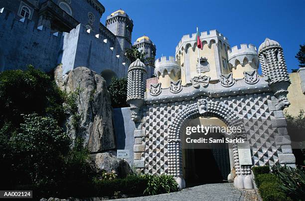 pena palace in sintra, portugal - pena ストックフォトと画像