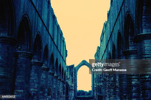 arch - fountains abbey stock pictures, royalty-free photos & images