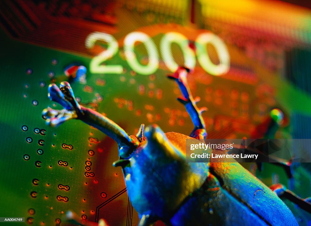 Millennium Bug on a Circuit Board