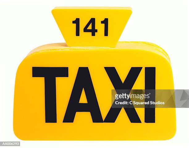 taxi sign - taxi sign stock pictures, royalty-free photos & images