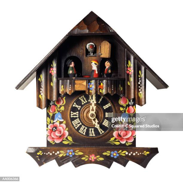 cuckoo clock - kuckucksuhr stock-fotos und bilder