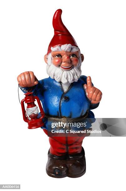 gnome statue - garden gnome stock pictures, royalty-free photos & images