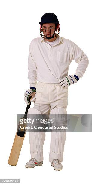 cricket player - cricket player white background stock-fotos und bilder