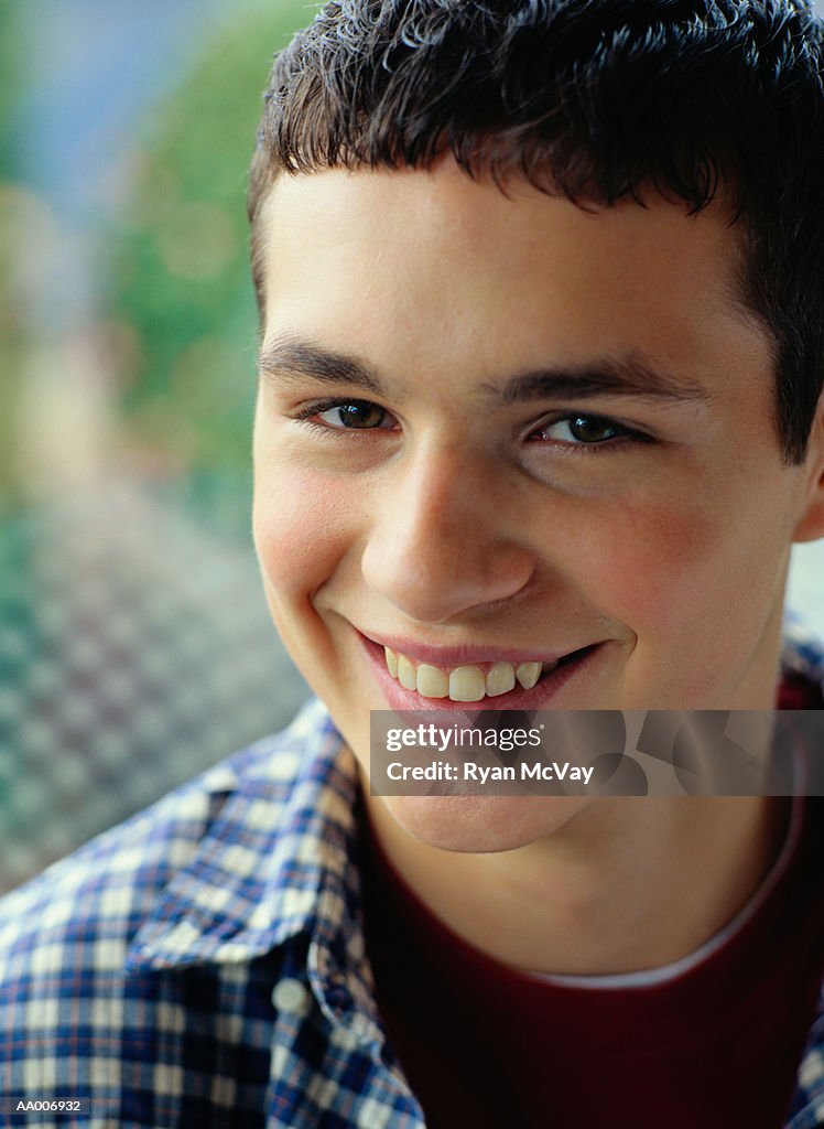 Portrait of a Smiling Boy