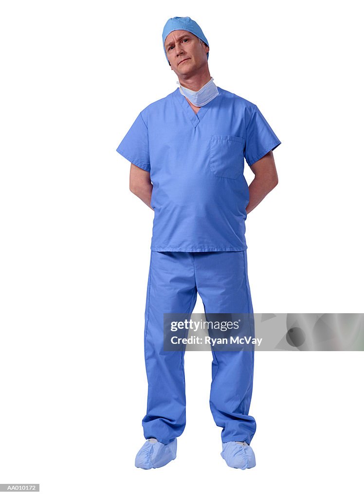 Portrait of a Serious Surgeon