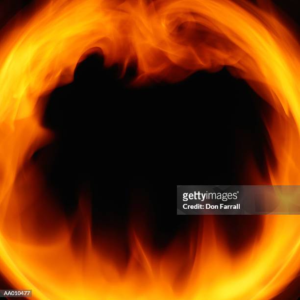 ring of fire - fire ring stock pictures, royalty-free photos & images