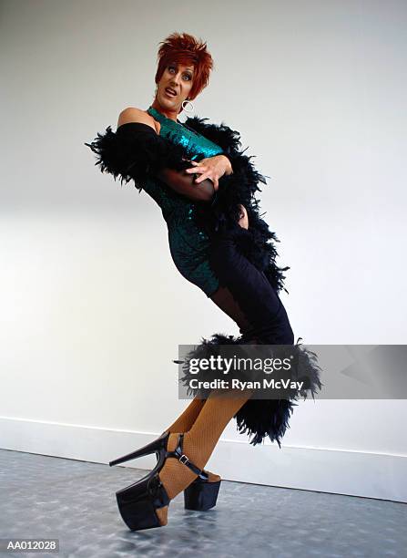 drag queen posing - boa stock pictures, royalty-free photos & images