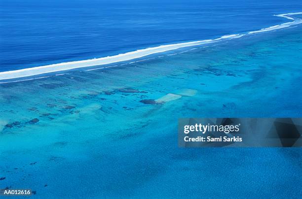 noumea lagoon on new caledonia - noumea stock pictures, royalty-free photos & images