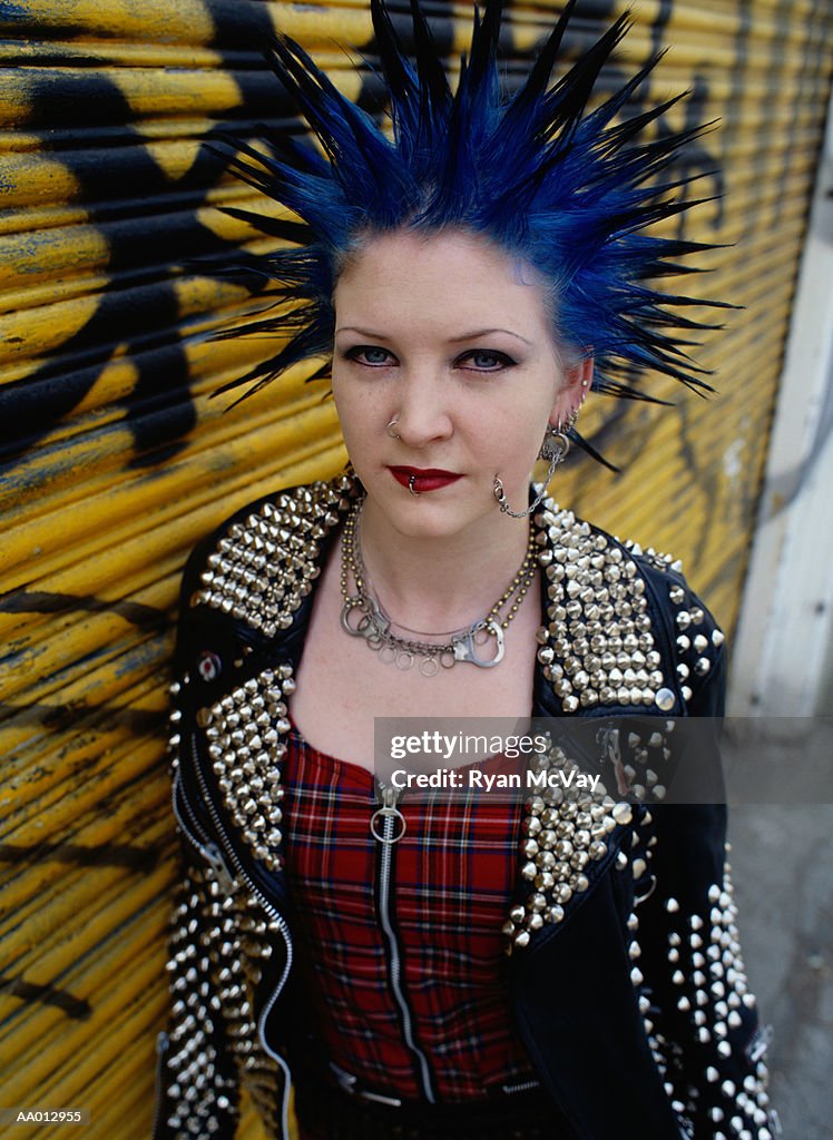 Portrait of a Punk Woman