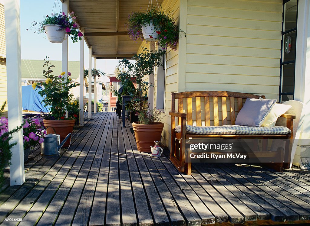Deck of a Houseboat