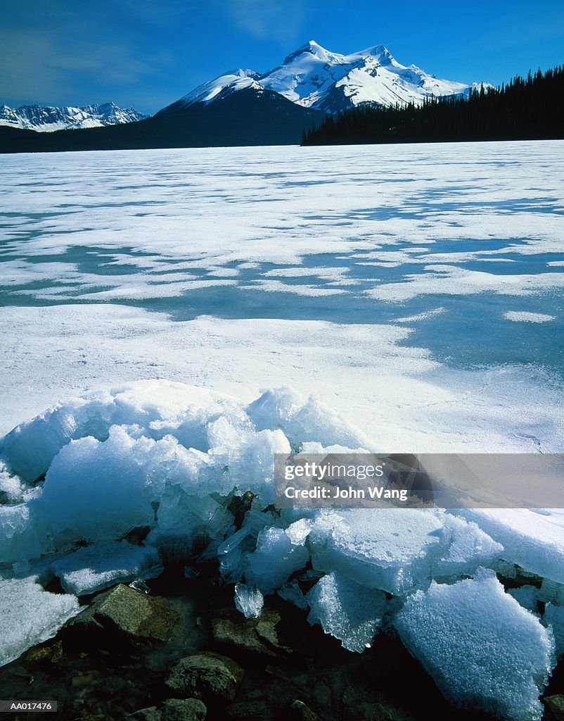 Maligne Lake in Jasper National Park