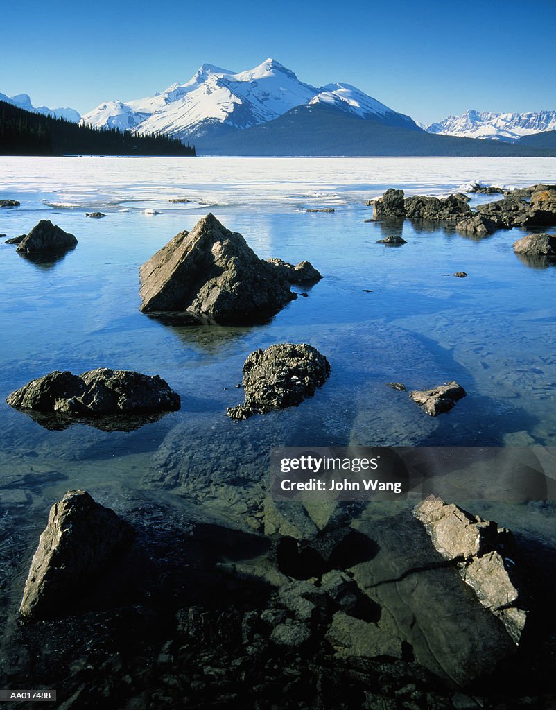 Maligne Lake in Jasper National Park