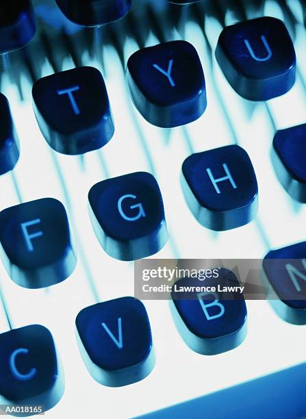 typewriter keys - typewriter keyboard stock pictures, royalty-free photos & images