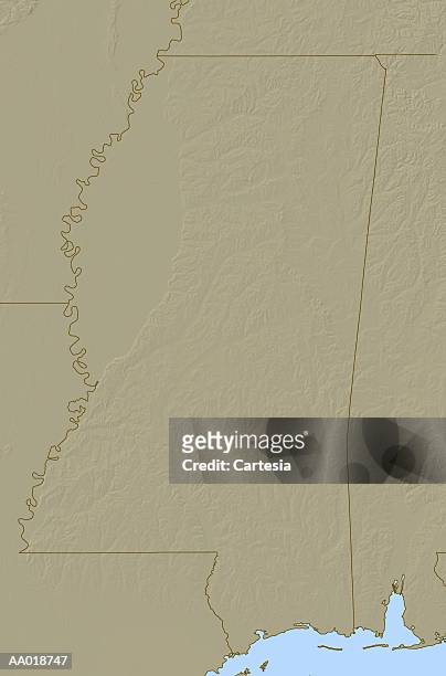 relief map of mississippi - category:protected_areas_of_washington_county,_mississippi stock illustrations