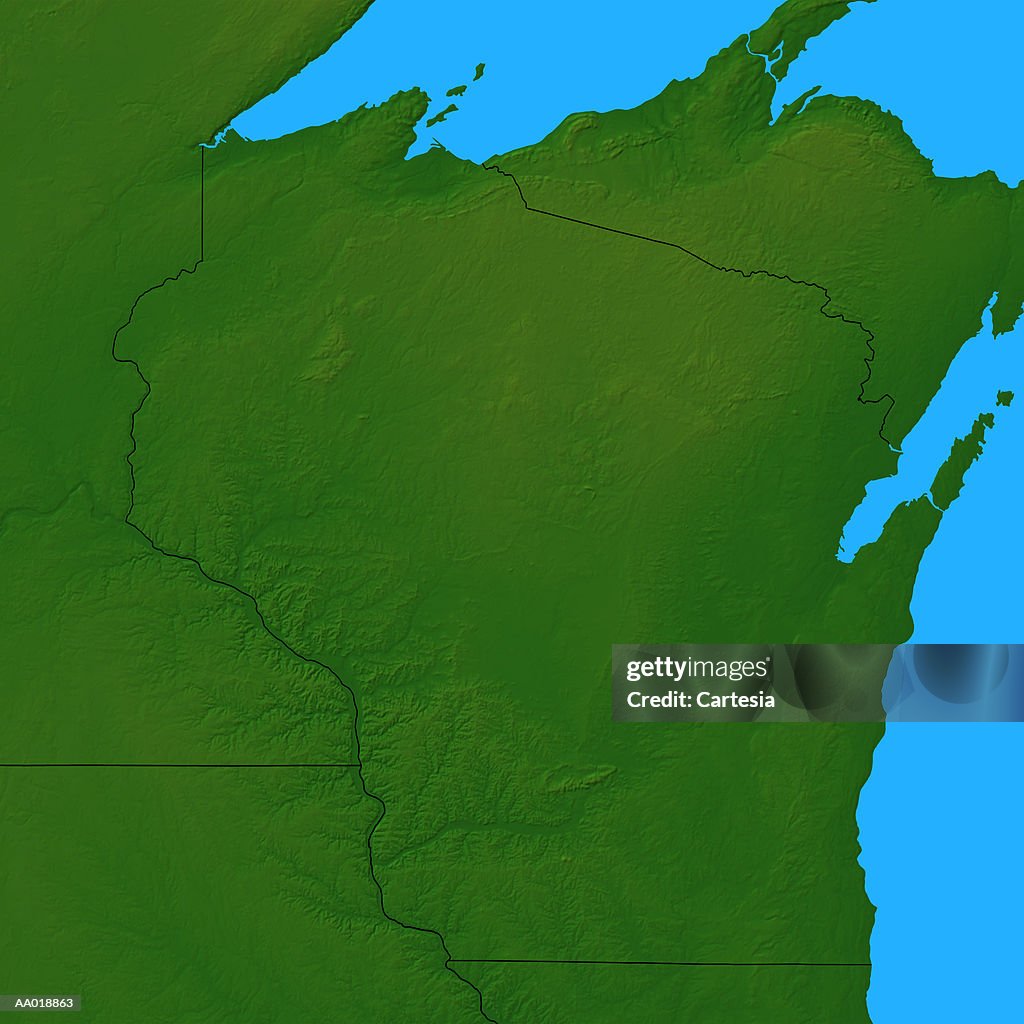 Wisconsin Map With Scale Map Of Wisconsin High-Res Vector Graphic - Getty Images