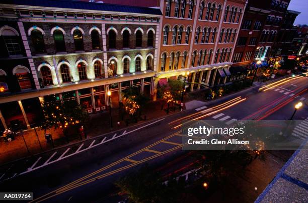 street in old town, nashville, tennessee - perry_county,_tennessee stockfoto's en -beelden