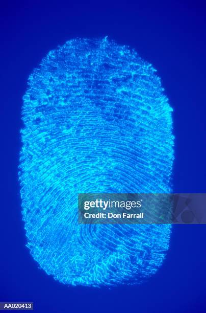 ultraviolet fingerprint - uv light stock pictures, royalty-free photos & images