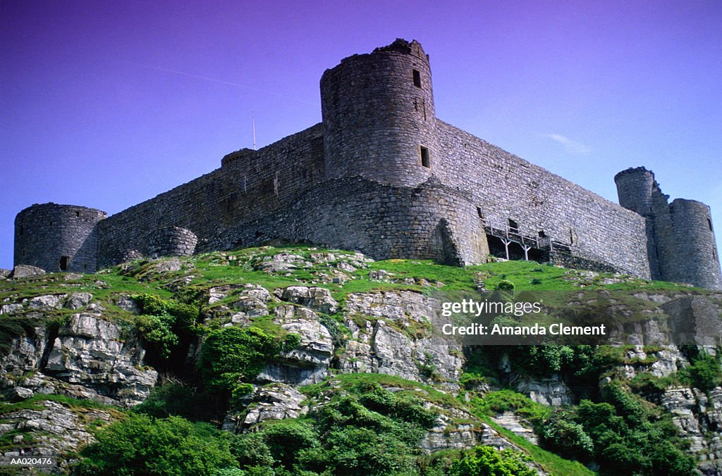 Harlech Castle in North Wales