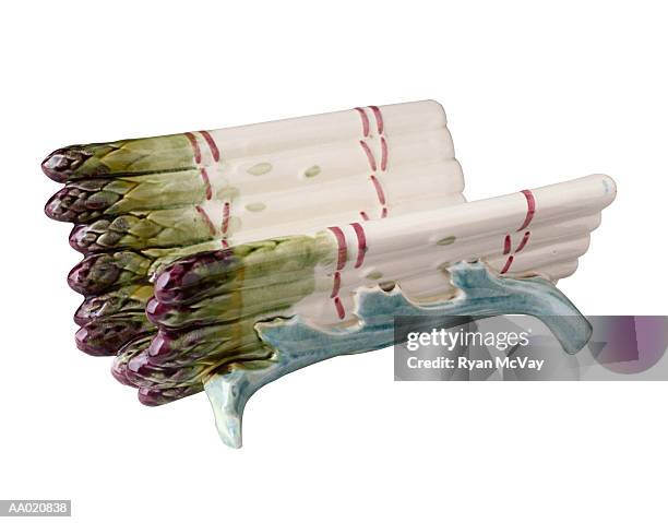 asparagus-shaped napkin holder - napkin holder stock pictures, royalty-free photos & images