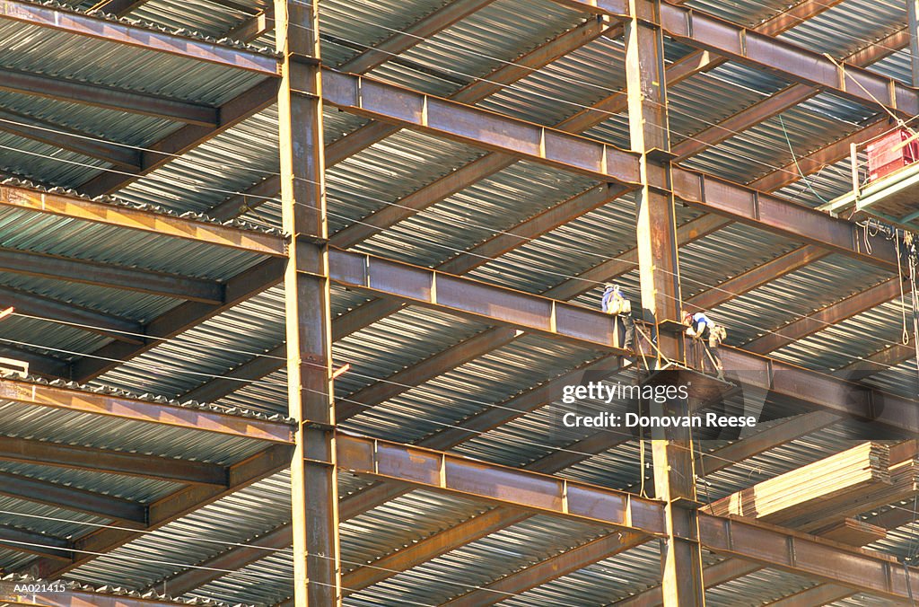 Workers on Construction Site