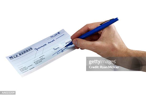 Cheque Sing 529 Signing A Check Stock Photos, High-Res Pictures, and Images - Getty ...