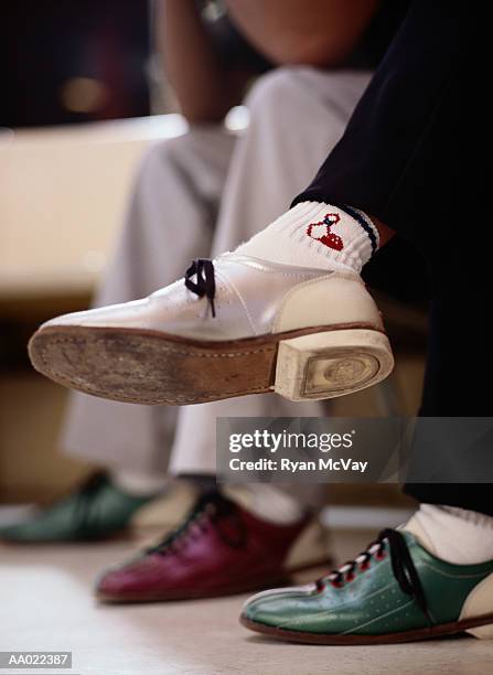 bowling shoes - bowling shoe stock pictures, royalty-free photos & images