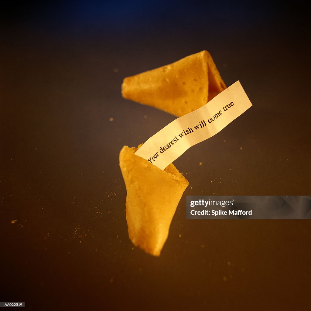 Broken Fortune Cookie and Fortune