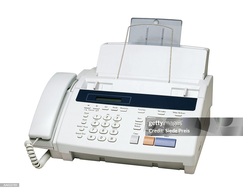 Fax Machine High-Res Stock Photo - Getty Images