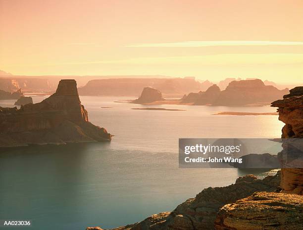 lake powell, arizona - powell stockfoto's en -beelden