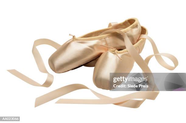 ballet slippers - ballet pump stock pictures, royalty-free photos & images