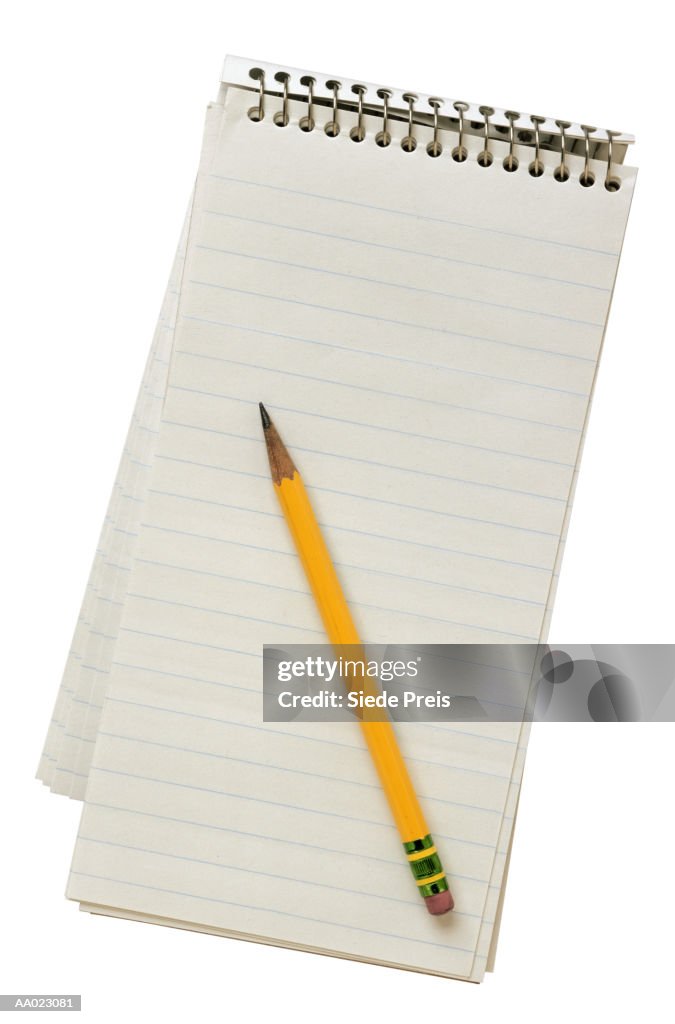 Notepad and Pencil