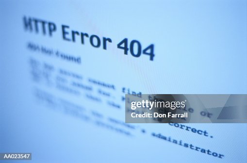 HTTP Error Message on a Computer Screen HTTP Error Message on a Computer Screen