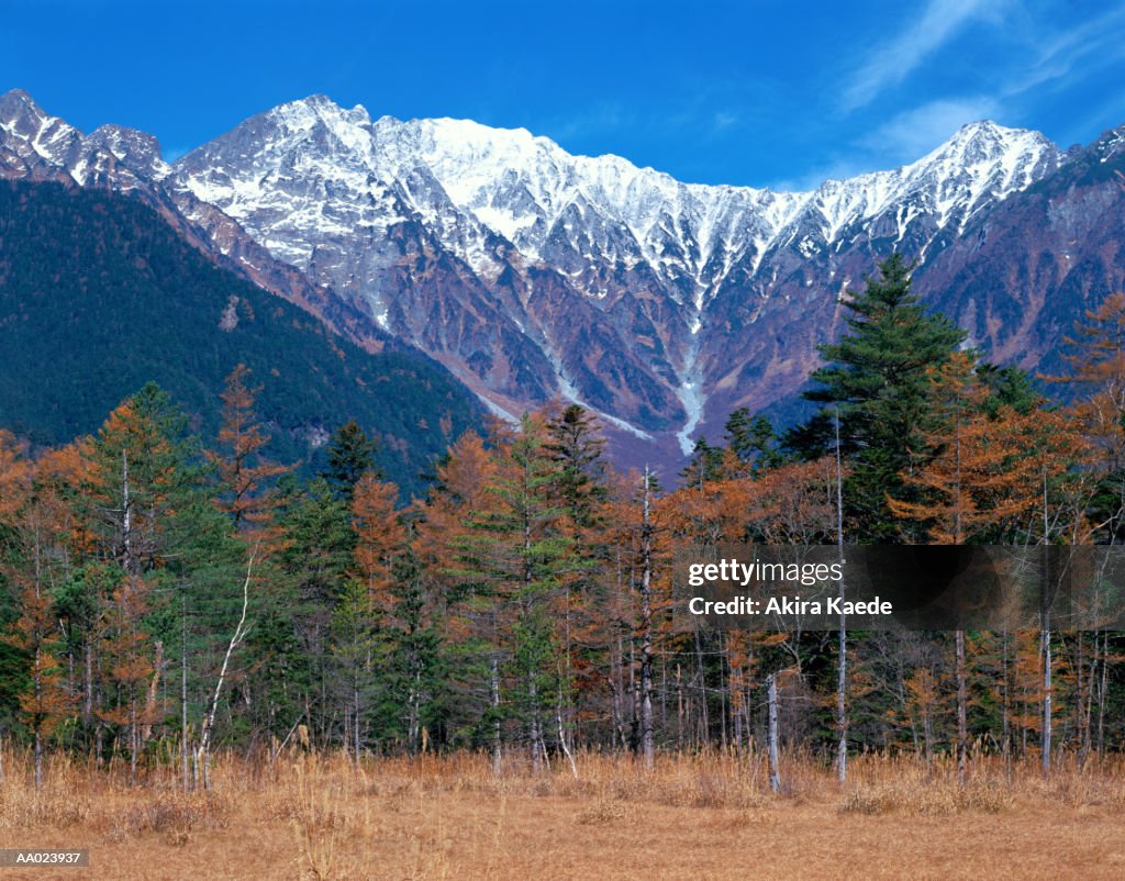 Hodaka Mountains in Autumn