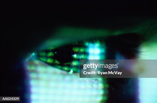 Eye And A Computer Graphics Projection High-Res Stock Photo - Getty Images