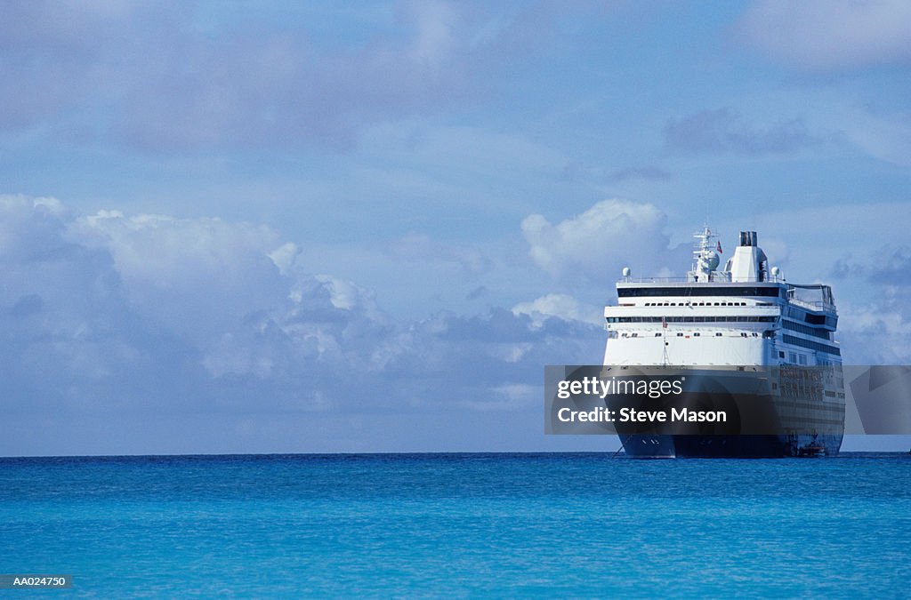 Cruise Ship on the Caribbean Sea