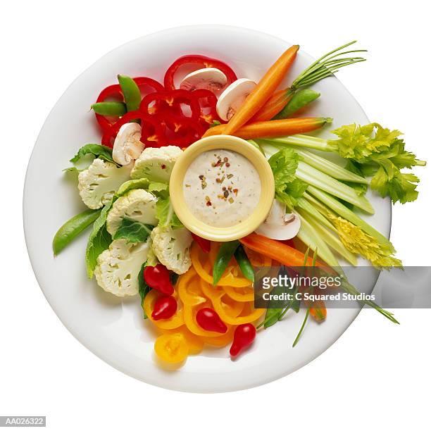 vegetable platter - crudites stock pictures, royalty-free photos & images