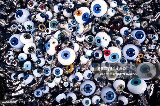 eyeballs - occhio di vetro foto e immagini stock