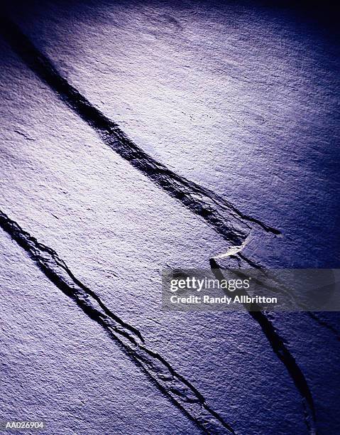 close-up of slate rock - slate rock stock-fotos und bilder