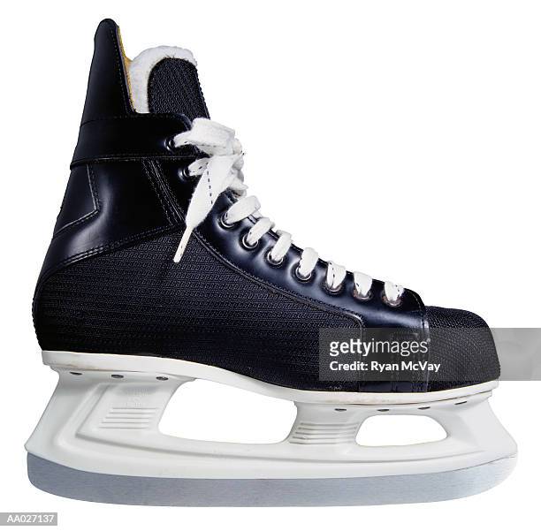 ice skate - hockey skate stock pictures, royalty-free photos & images