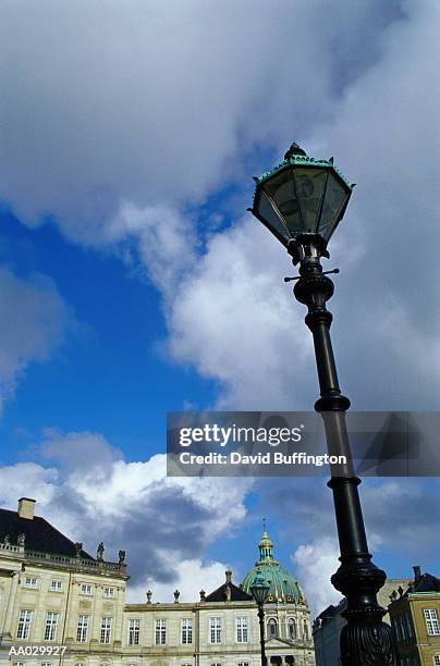 marble church from amalienborg palace, denmark - david dome stock pictures, royalty-free photos & images