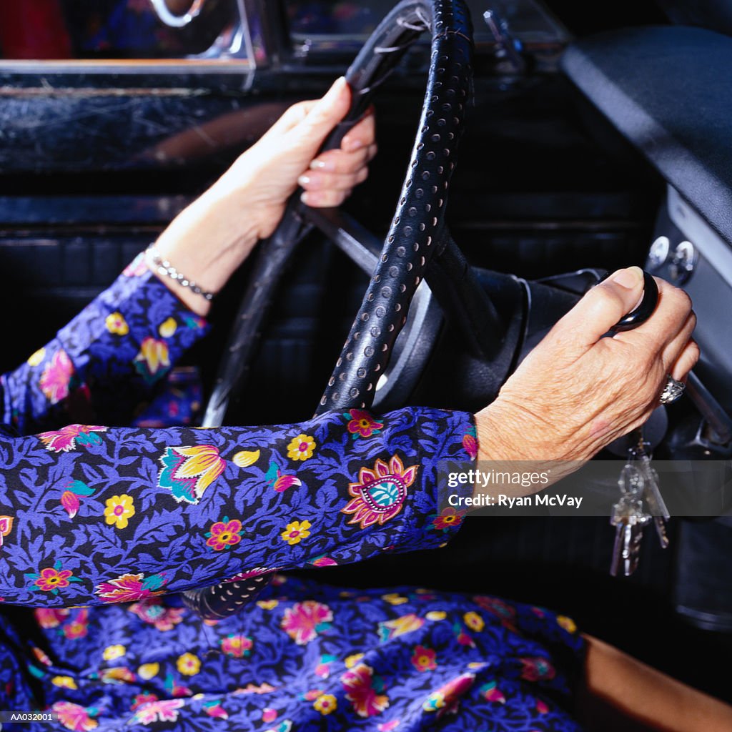 Woman Driving Car