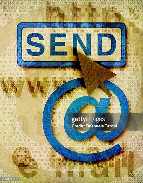 e-mail - computer message stock illustrations