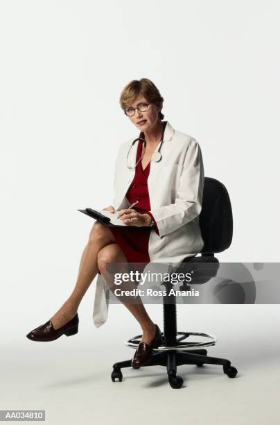 doctor - female doctor on white stock pictures, royalty-free photos & images