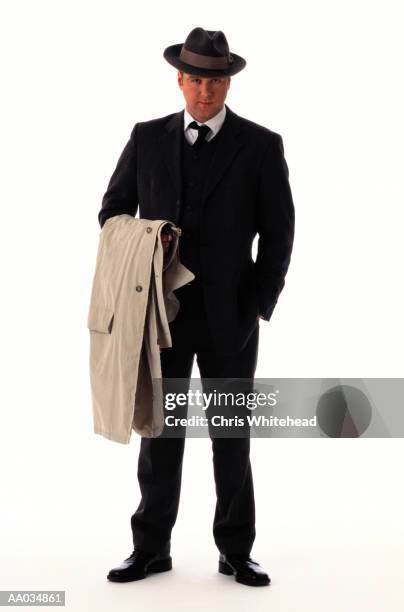 gangster with a gun - sunday best stock pictures, royalty-free photos & images