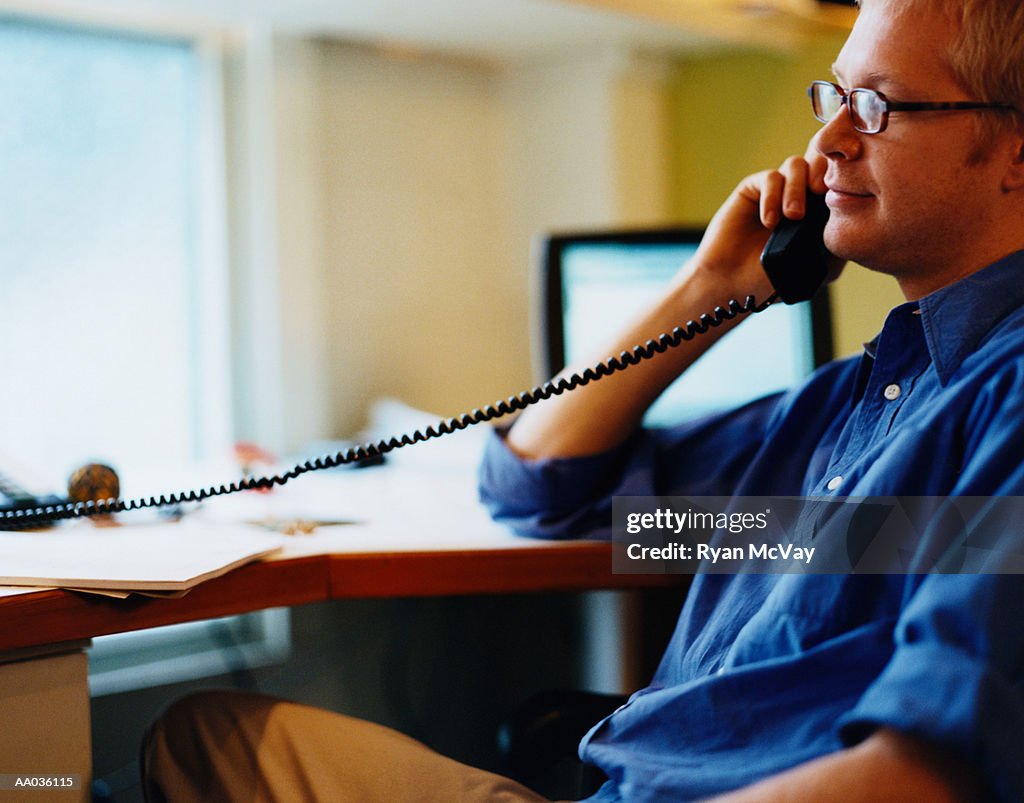 Businessman On the Phone