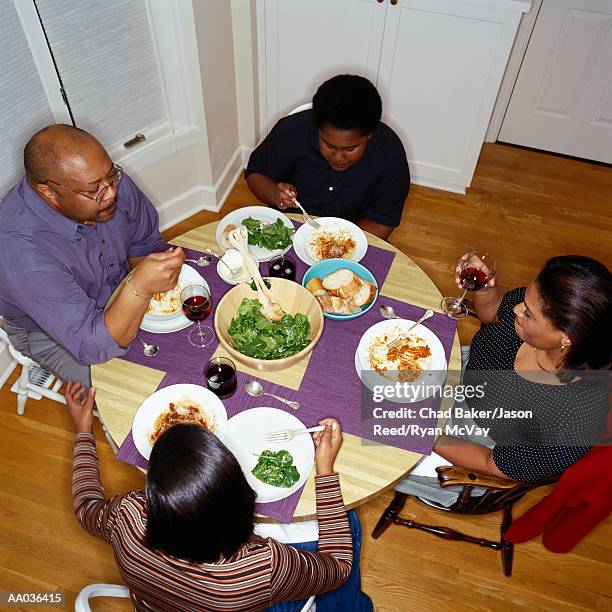Black Family Dinner Teens Photos and Premium High Res Pictures - Getty