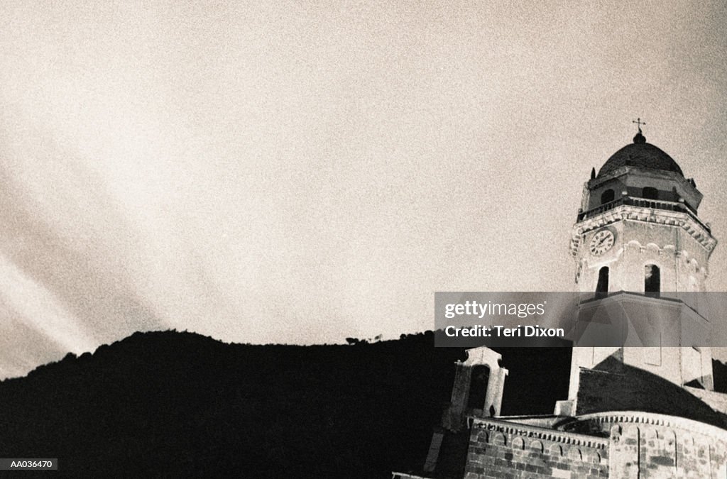 Chruch Steeple In Italy